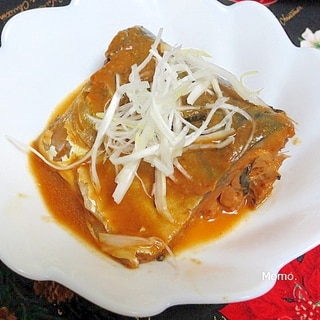 鯖の味噌コチュジャン煮